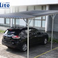 kanopi minimalis carport garasi mobil twinlite greca