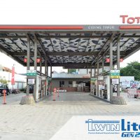 proyek polycarbonate twinlite gen 2 desain atap kanopi total cideng timur