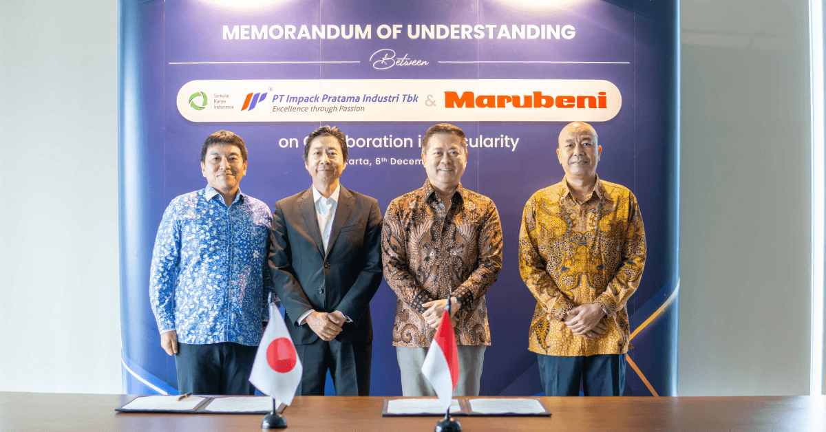 Marubeni Collaborates With Impack Pratama To Focus On Upcycling Plastic Waste